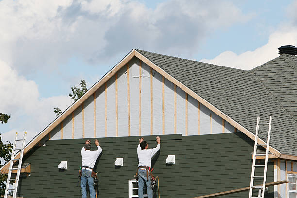 Professional Storm Damage Siding Repair technician working in Hadlyme, CT